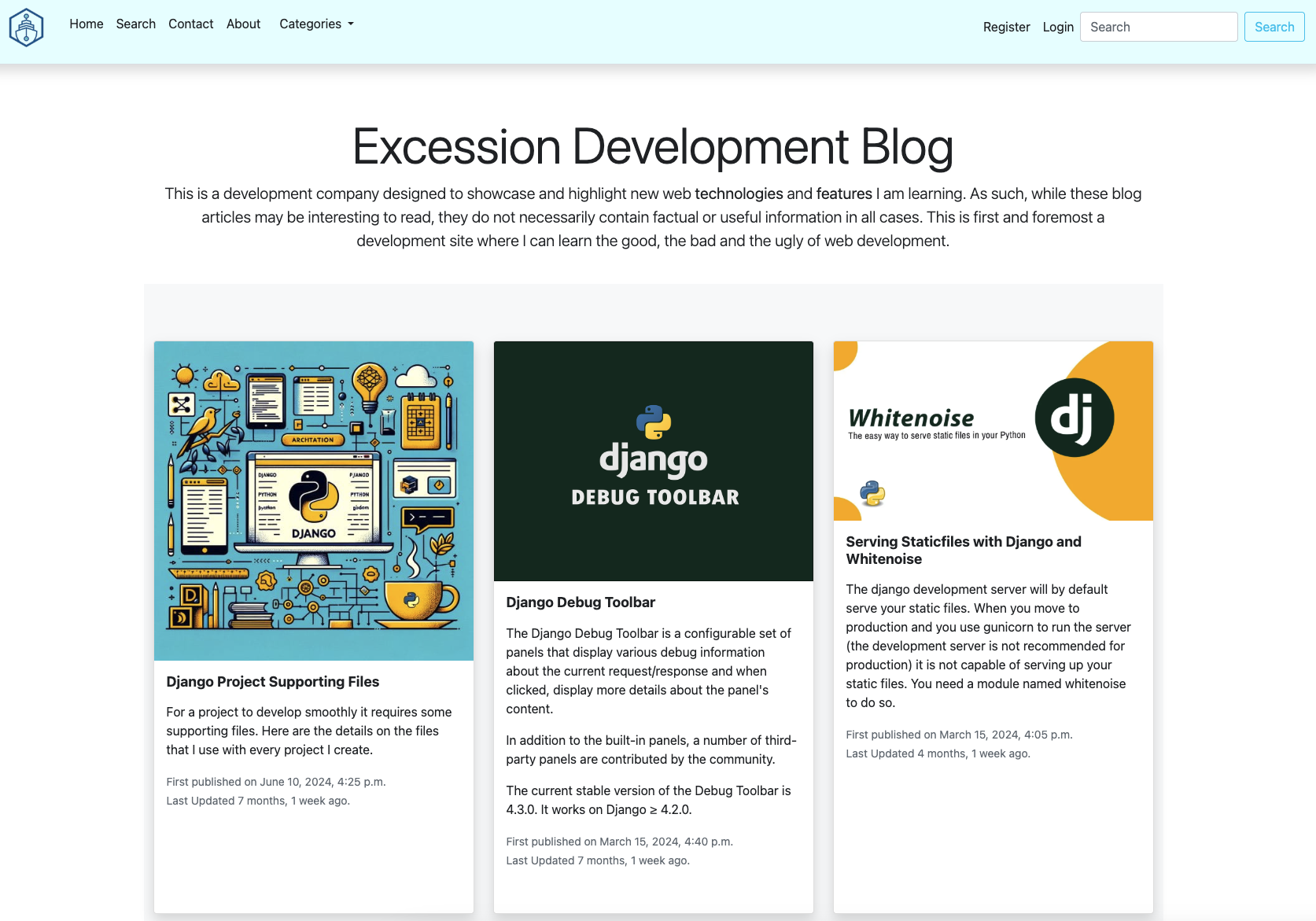 Excession Development Blog